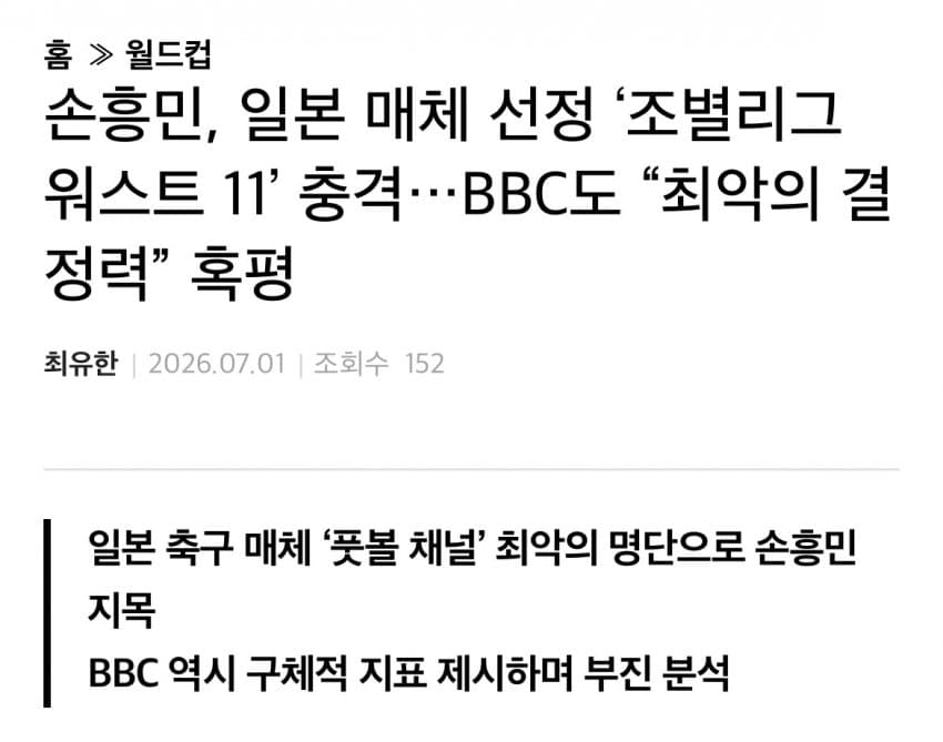 wwwtshop's tweet photo. 일본매체 선정 “ 조별리그 워스트 11 ”

BBC " 최악의 결정력 “ 

월드컵 나와서 축구로는 0 
불화 100 으로 끝낸 손흥민을 

다음 아시안컵 월드컵에도 필요하다는게 대한민국 개돼지들 수준

이번 월드컵에서 한거라곤 팀 분위기 좆창낸거 말고 한게 1도 없는데 어디서 다들 약주워먹고 손뽕하나봐 https://t.co/YohrTUf6Ps