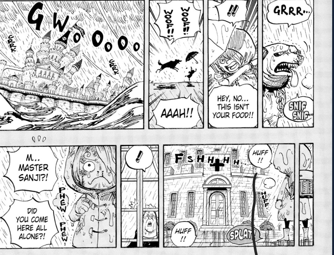 dengekivinsmoke's tweet photo. #ONEPIECE1187 

Since "rain" has been tied to so much pain and trauma, seeing him finally win under a clear sky would be peak writing.

Sky splitting feat for Sanji 👑 https://t.co/G4H6bE18GE