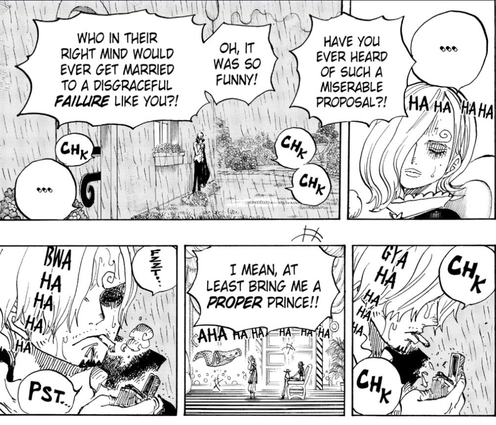 dengekivinsmoke's tweet photo. #ONEPIECE1187 

Since "rain" has been tied to so much pain and trauma, seeing him finally win under a clear sky would be peak writing.

Sky splitting feat for Sanji 👑 https://t.co/G4H6bE18GE