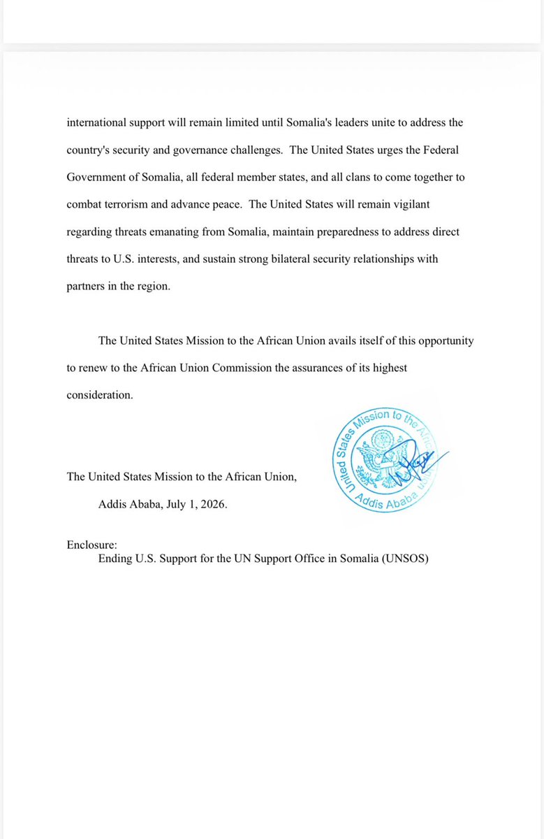 wardisom4's tweet photo. According to letter, this decision could have a significant impact on AUSSOM's logistics, operations, funding.A result @_AfricanUnion has convened an emergency meeting Military Defence Advisers the member states of the Peace &amp; Security Council discuss future mission in Somalia https://t.co/FCDJ7kxqqf