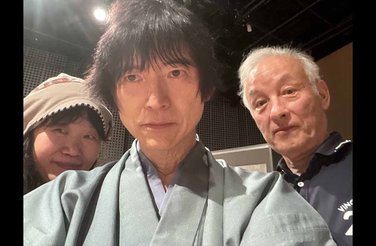 0921Poran's tweet photo. 🌸春口さん、廣瀬さん、村松さん、
　志帆さんご出演の舞台を🌸

　　ポール白洲さんと♪
　　主催は小渕さん。

#ハチドリ公演
#宮地楽器ホール https://t.co/I0oJdYjnLj