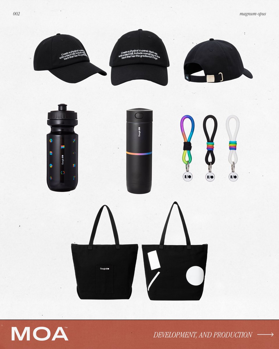 magnum____opus's tweet photo. Google I/O 2026 Merchandise Developed and Produced by Magnum Opus https://t.co/BFSc3ytKOz