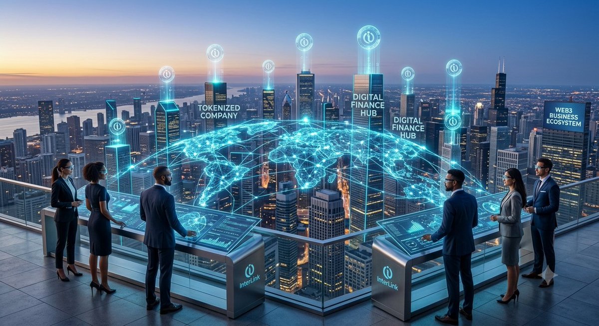 hakhafijul471's tweet photo. 🏢 InterLink enables businesses to launch Business Tokens, strengthen customer engagement, unlock digital opportunities, and drive blockchain-powered commerce across the global economy. 🌍🚀
#InterLink #BusinessToken #Tokenization #Web3 #DigitalEconomy #ITLG https://t.co/ROCoDmXF5X