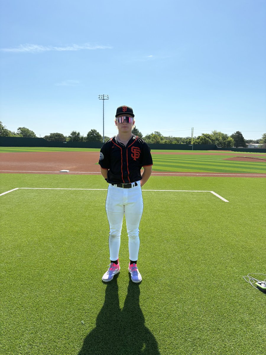 FiveToolTexas's tweet photo. #FiveToolClubLeague F: @HPBArecruiting ‘ 29 San Francisco Giants Scout Team 8, Twin Cities Baseball Club 15u Scout 0
PoG: @brooksdjacob 3-3, 2B, 3 RBI
Hitter: @mason_knott5 3-3, 2 RBI
Pitcher:@robertsjac54821  4 IP, 5K, 0 ER, 2H https://t.co/31UHr7I4lN