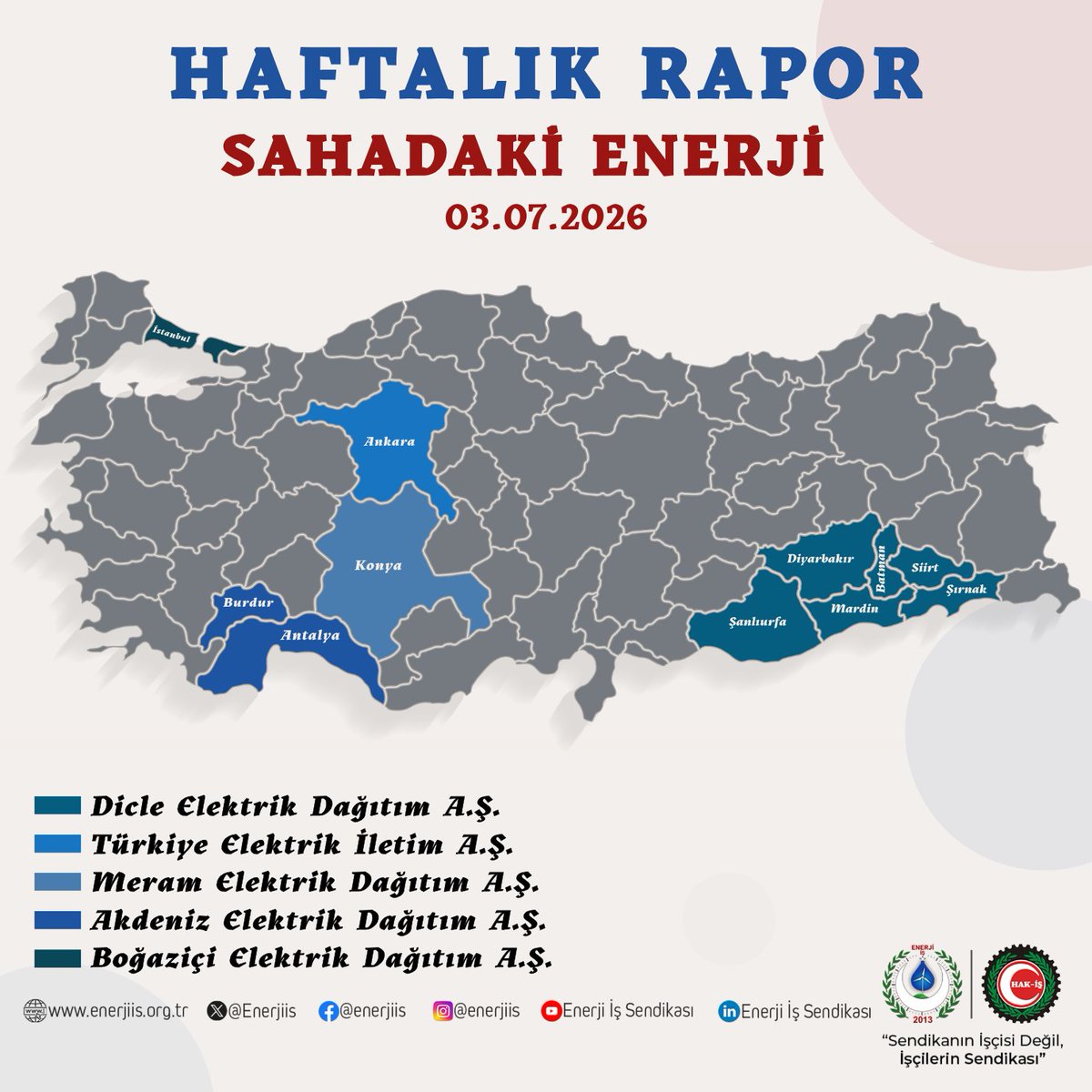 Enerjiis's tweet photo. "Sahadaki Enerji" ile Güçlü Birliktelik!

Kıymetli Üyelerimiz, Enerji İşçileri Sendikası olarak, üyelerimizle bağlarımızı daha da güçlendirmek için durmaksızın çalışmaya devam ediyoruz. "Sahadaki Enerji" sloganımızla çıktığımız bu yolda, bu hafta boyunca da tüm iletişim kanallarımızı etkin bir şekilde kullanarak üyelerimize ulaşmayı başardık. Sendikal faaliyetlerimize ilişkin hazırladığımız raporumuzu sizlerle paylaşarak, şeffaf bir sendikacılık anlayışını sürdürmekten büyük onur duyuyoruz.

Sendikanın İşçisi Değil, İşçilerin Sendikası!

#enerjiiş #sahadakienerjiiş #sosyalsendikacılık #sosyalsendikacılık #şeffafsendikacılık #sendikanınişçisideğil #işçilerinsendikası