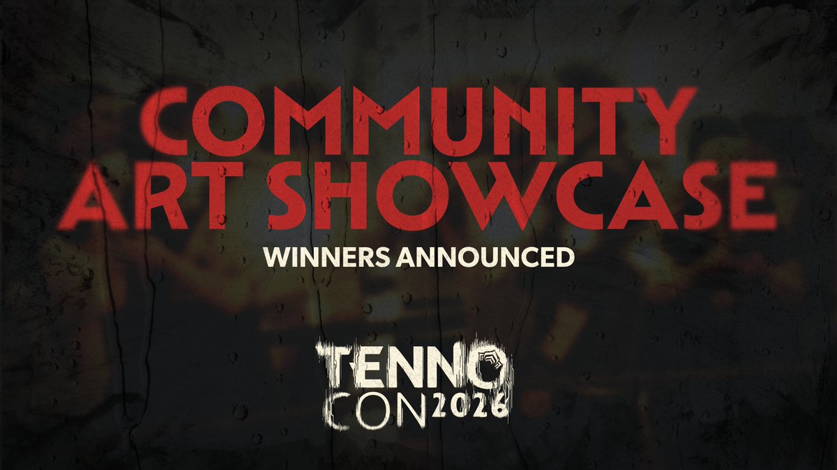 PlayWarframe's tweet photo. During Prime Time 489, @zachtothemcko and @soelloo revealed the Top 60 winners of our #TennoCon 2026 Community Art Showcase! The winning pieces will be on display at the show.

Visit the #Warframe Forums for a full list of the winners: https://t.co/pm5yQzbkze https://t.co/H61lFDg7Mc