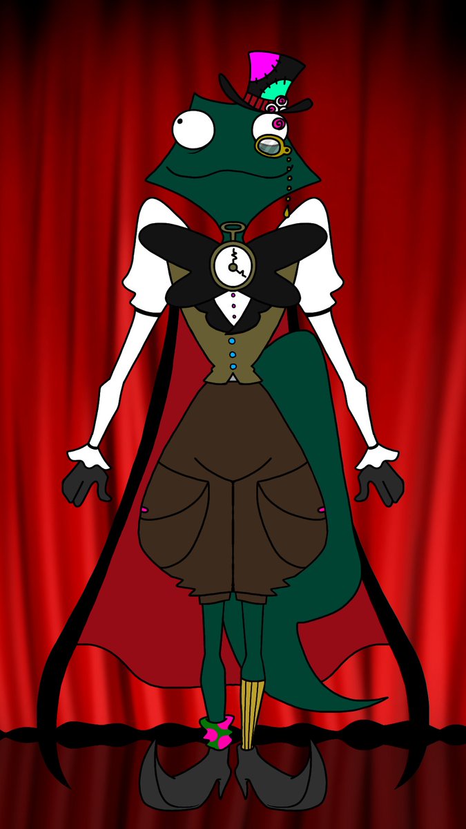 Spectra_Palette's tweet photo. #7月のVTuberフォロー祭り
 #広がれ個人VTuberの輪
 #新人VTuber
 #IndieVTuber 

Howdy！
ワタシはスペッキー！
カートゥーンの街の小さなサーカス団の看板マジシャンのカメレオンだの☆
みんなをカラフルな魔法にかけちゃうよ〜🪄︎︎◝✩
デビューしたて、大好きを発信していくよ！ https://t.co/YetVfzHdN7