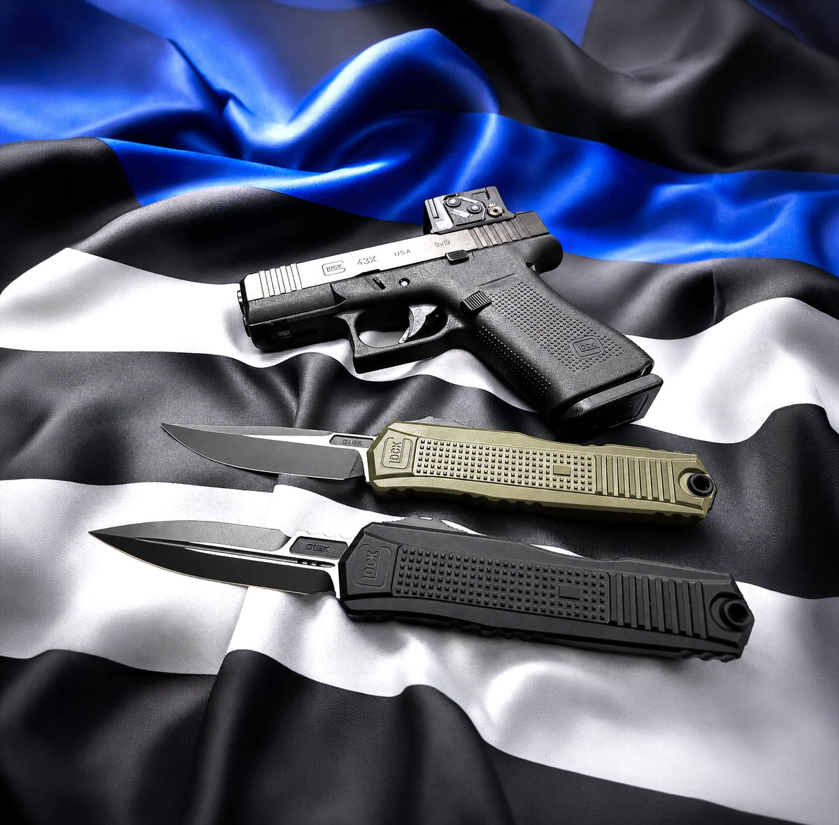 amchar_sc's tweet photo. A great firearm deserves a great knife. #glock #microtech #knives https://t.co/VwdVoYha14