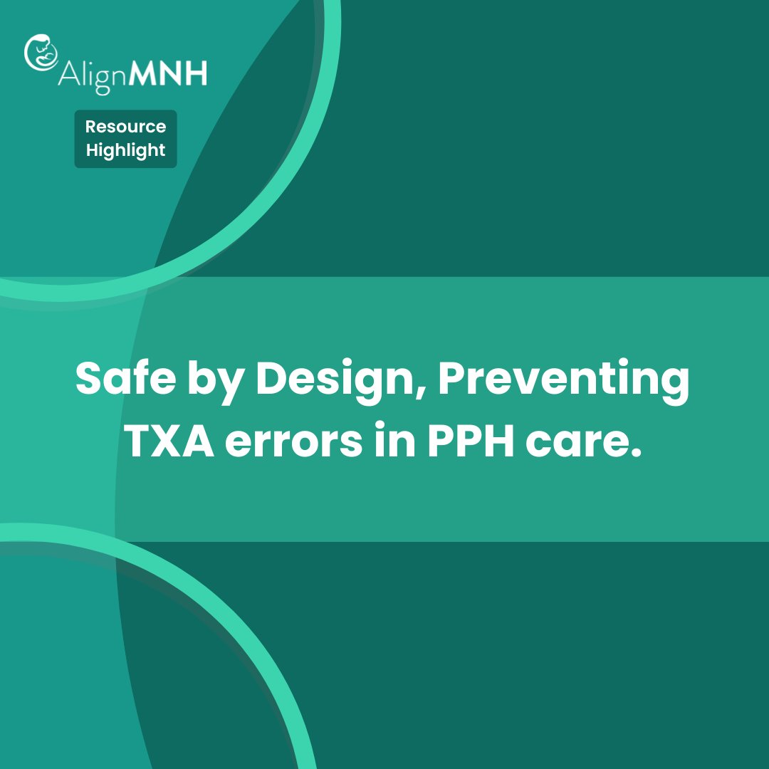 alignmnh's tweet photo. As TXA scales for PPH treatment, a critical medication safety issue is emerging: inadvertent intrathecal administration.

A recent AlignMNH PPH CoP webinar covered what's going wrong and how to prevent it, with lessons from South Africa, Uganda, and beyond.

📋 https://t.co/lz7nZepZut #AlignMNH #PPH #MedicationSafety #MNH