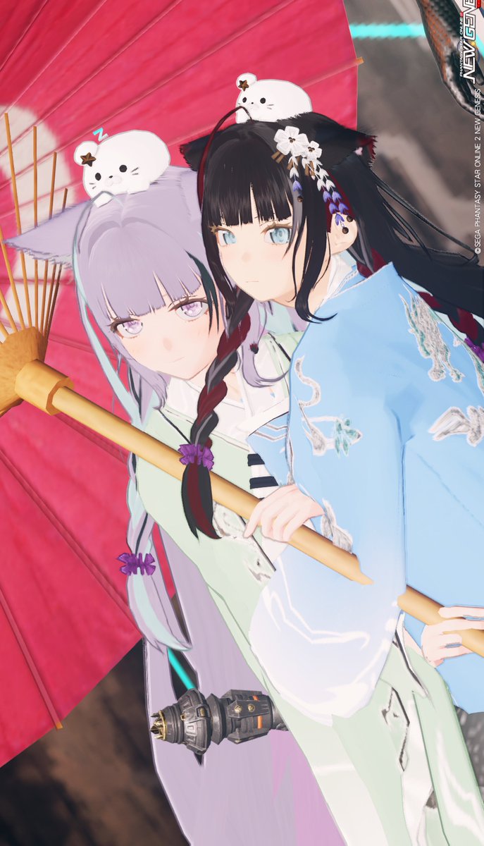 yukine_ship3's tweet photo. ＃pso2ngs_SS
フレンドさんと撮ったやつ！ https://t.co/Iq2J6ia98q
