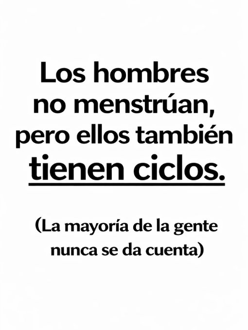 Vincentt1987's tweet photo. Los hombres no menstrúan, pero ellos también tienen ciclos: la mayoría de la gente nunca se da cuenta

-Hilo- 🧵 https://t.co/JnWiGWYyDf