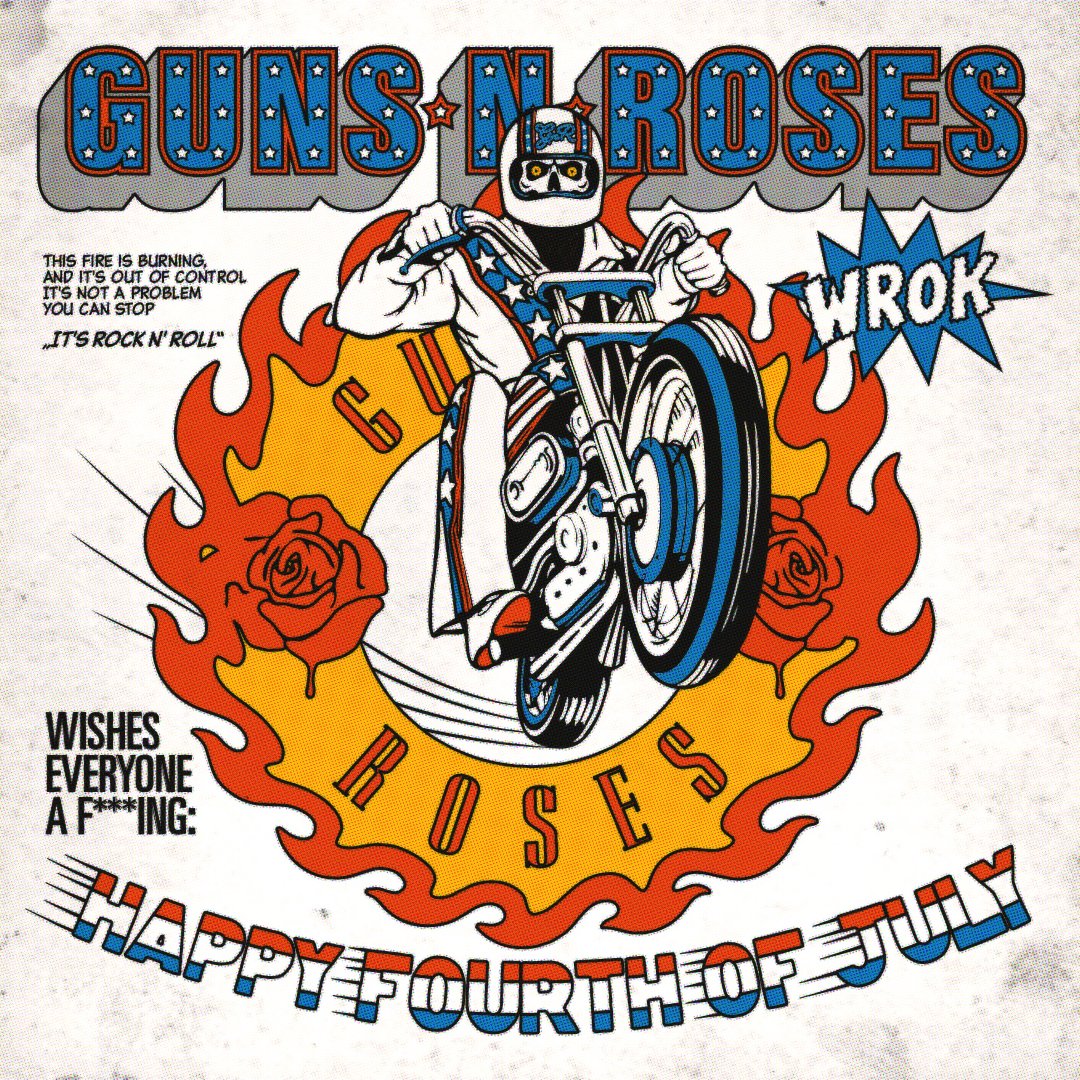 gunsnroses's tweet photo. Happy 4th of July! https://t.co/fZBuIn3Rue