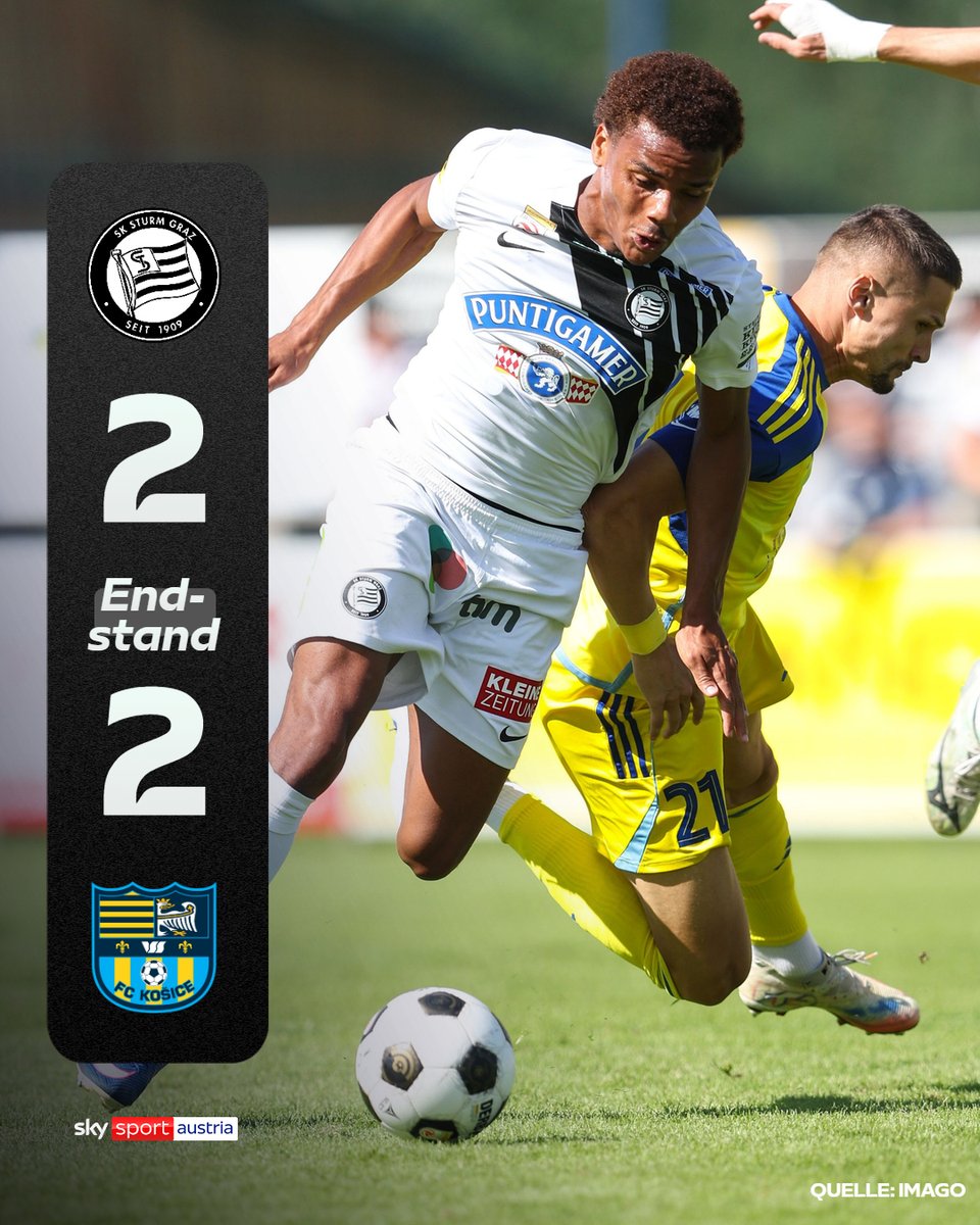 SkySportAustria's tweet photo. Sturm mit Testspiel-Remis – Ried verliert gegen Regensburg
👉 https://t.co/83utvJTmE3
#SkyBuliAT #Testspiele #Sturm #Ried https://t.co/RvFFFQr3aF