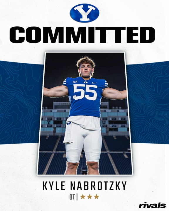GregBiggins's tweet photo. BREAKING: Brentwood (Tenn.) OL Kyle Nabrotzky has committed to BYU and broke down why he chose the Cougars

“I have been a BYU fan my whole life.”

Intel: https://t.co/bljEaB5esv https://t.co/BiHLS1ZORt