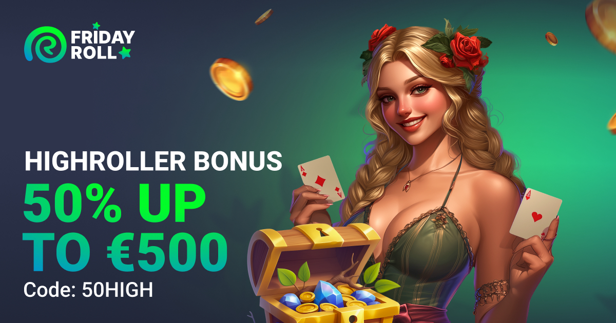 _Fridayroll's tweet photo. 👑High Roller: Activated👑
🔥50% boost up to €500 when you deposit €300+ with code 50HIGH.
⏳The clock starts now—you’ve got 3 days to clear the x35 wagering requirement.
⚡Don't forget to use the code before you confirm your deposit.
Play responsibly. 18+🔞

#casinobonus https://t.co/xAKecGuMmv