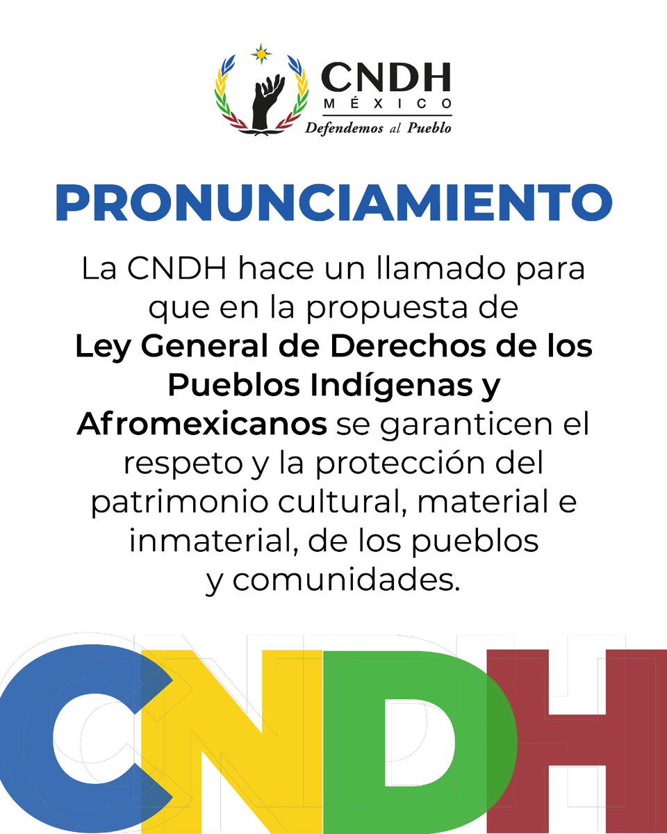 CNDH en México tweet media