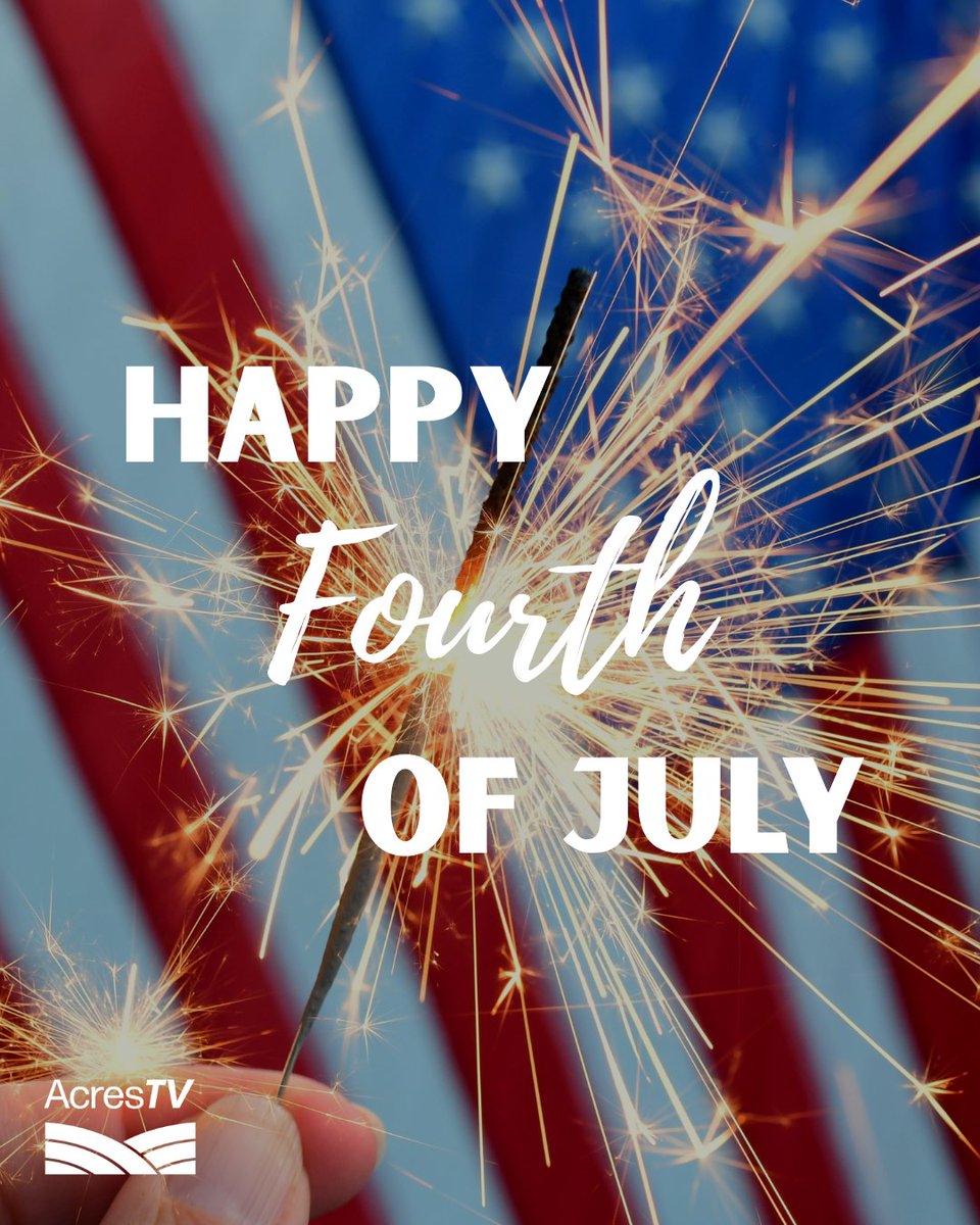 WatchAcresTV's tweet photo. Wishing you a safe, fun, and happy Fourth of July! 🎆 https://t.co/krCKjOg2pg