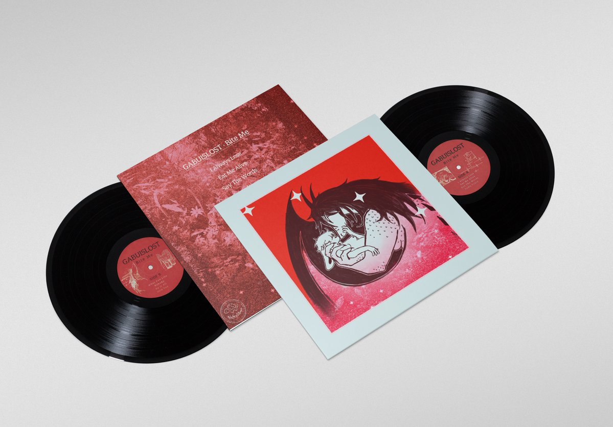 gabuislost's tweet photo. “Bite Me” - OUT NOW!! 🐉✨

VINYLS and CASSETTES available NOW!

Link below 👇 https://t.co/pk7VtZx2Rh