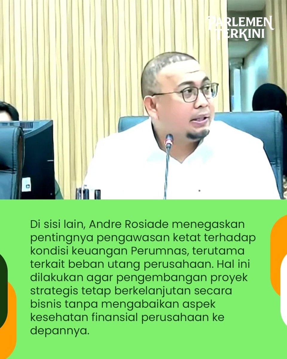 brunommip's tweet photo. Pengembangan hunian TOD dan pengawasan perumnas

Aldi Taher https://t.co/UNSPXl2Jt3