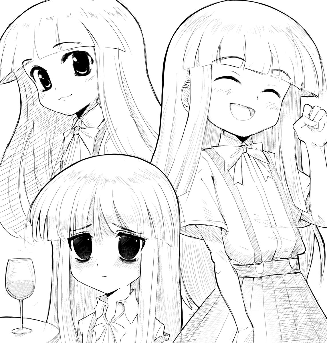 Ukatpo's tweet photo. Rika Furude! Commission for @kneepaw_  Thank you so much!🙏 https://t.co/ZEYrbVMoG7