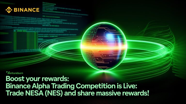Ventureburn's tweet photo. ๐ Binance Alpha's NESA (NES) Trading Competition is LIVE! ๐๐
Read more in the comments โฌ๏ธ
Trade now and compete for exclusive rewards before the event ends ๐ณ
#Binance #NESA #Crypto #Trading https://t.co/u4A0xj9j8S