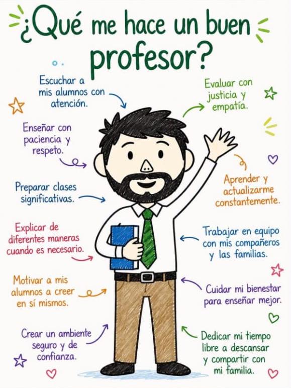 Tabantaj's tweet photo. Todos tenemos un/a #profesor/a a quien admiramos.
¿Qué otras cualidades y acciones anexarías a esta imagen?
Créditos de la imagen a su autor/a https://t.co/KPtQ0kF5Gj