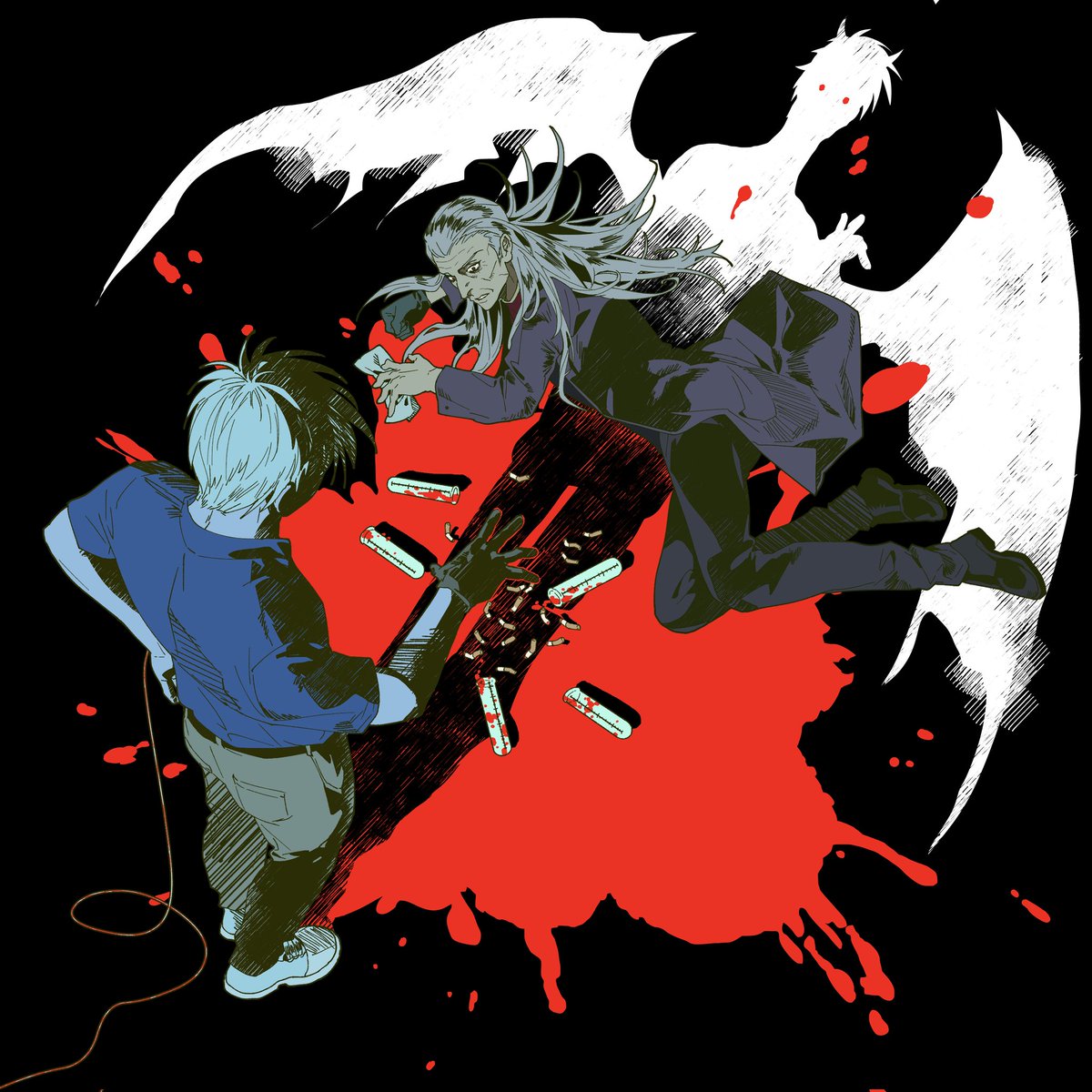 krsmn4ru's tweet photo. 「目が覚めたか、鷲巣」 https://t.co/GIbdPAA3kP