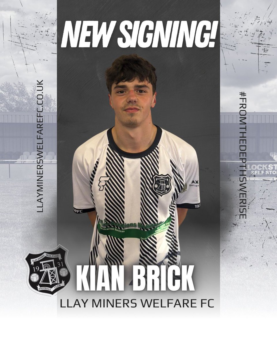 Llay_WelfareFC's tweet photo. ๐๏ธ Welcome, Kian Brick! โซโช
Kian impressed every time we faced Connahโs Quay last season and is well known to our coaches from Flint Academy.
Quick, athletic and powerful, heโs a great addition to The Welly. ๐ช
Welcome, Kian! ๐
#UpTheWelly #FromTheDepthsWeRise #NewSigning https://t.co/yLo8il4iSI