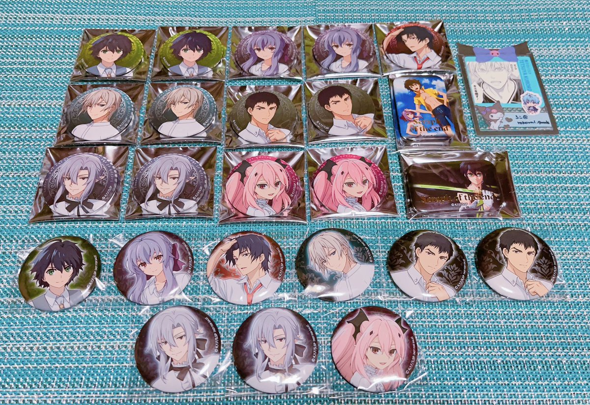 rokovnl_goods's tweet photo. 〖交換 譲渡〗終わりのセラフ 先行販売フェア in アニメガ ソフマップ レリーフ スクエア 特典 缶バッジ ポストカード ポスカ カード

譲︎┊優一郎 シノア グレン 深夜 暮人
　　フェリド クルル 鳴海隊
求┊ミカエラ＞定価＋送料

※敬称略

🩵譲渡は纏めてのみ

よろしくお願いいたします。 https://t.co/ymcpQcQu2g