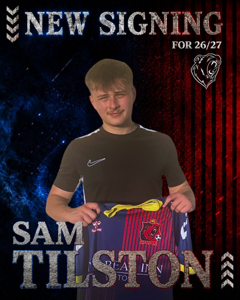 fc_wilton's tweet photo. Our second summer signing is added to the collection 🐻

Sam has signed on for the season and is available to sponsor now.

Welcome Sam! https://t.co/TWU2rhjUG4
