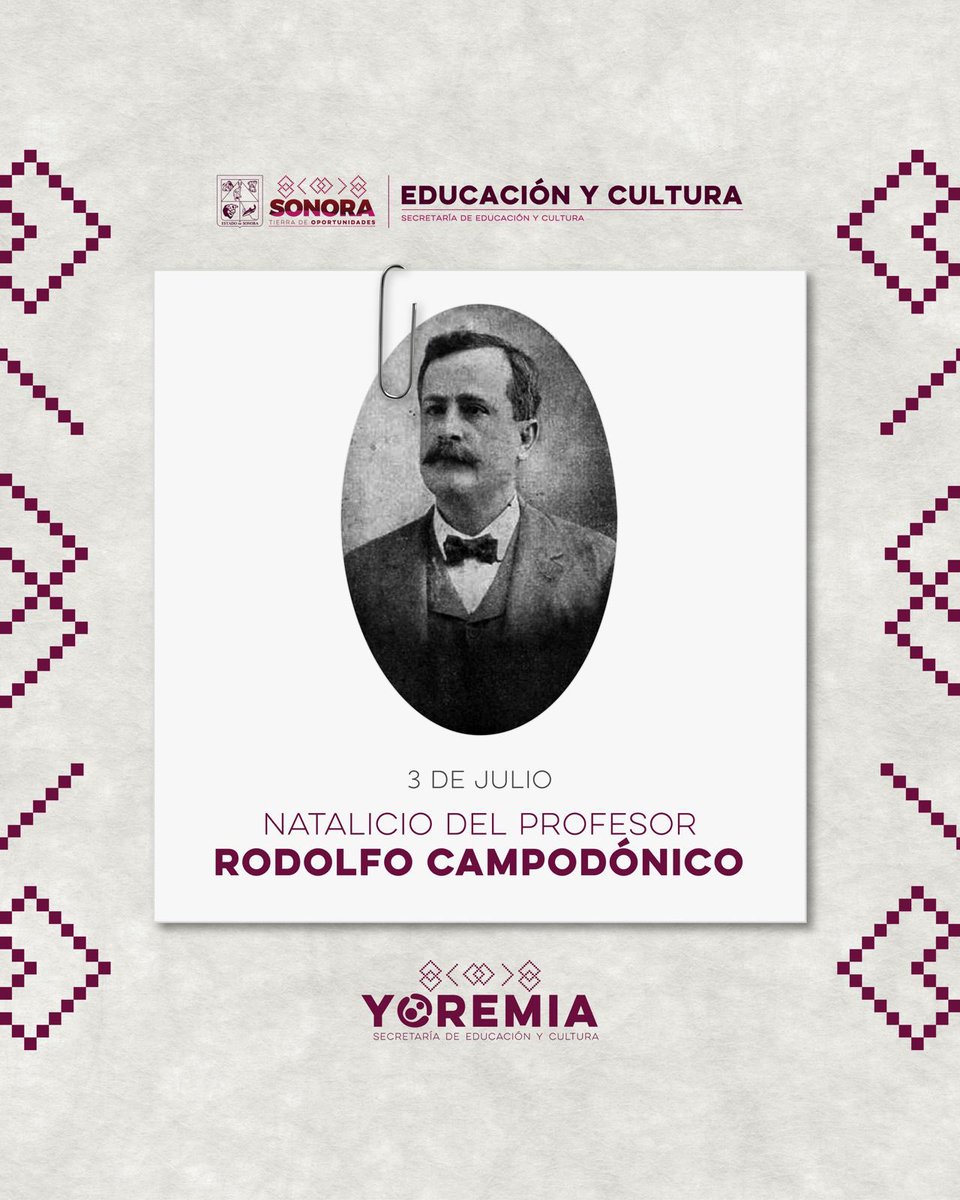 SECSonora's tweet photo. Rodolfo Campodónico fundó orquestas en Hermosillo y Guaymas, en 1910 fundó la Orquesta del Estado de Sonora con 40 músicos y de acuerdo a datos biográficos, en sus inicios tocó en parques de dichos municipios para después recorrer buena parte de México. https://t.co/NgBVD6vIUu