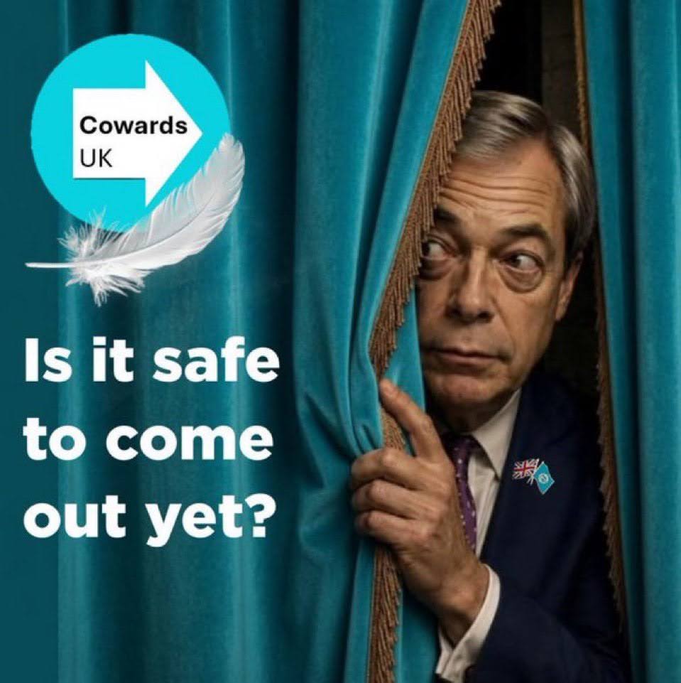 KevinGaynor4's tweet photo. @Nigel_Farage YOU CALL KEMI BADENOCH SIR KIER STARMER ED DAVY  COWARDS. 
YOU ARE MASSIVE TRAITOR FRAUD. 
YOU HAVE DAMAGED REFORM UK YOUR TOXIC YOUR OWN PEOPLE ARE CALLING  FOR YOU TO GO! https://t.co/szFcQo23Sj