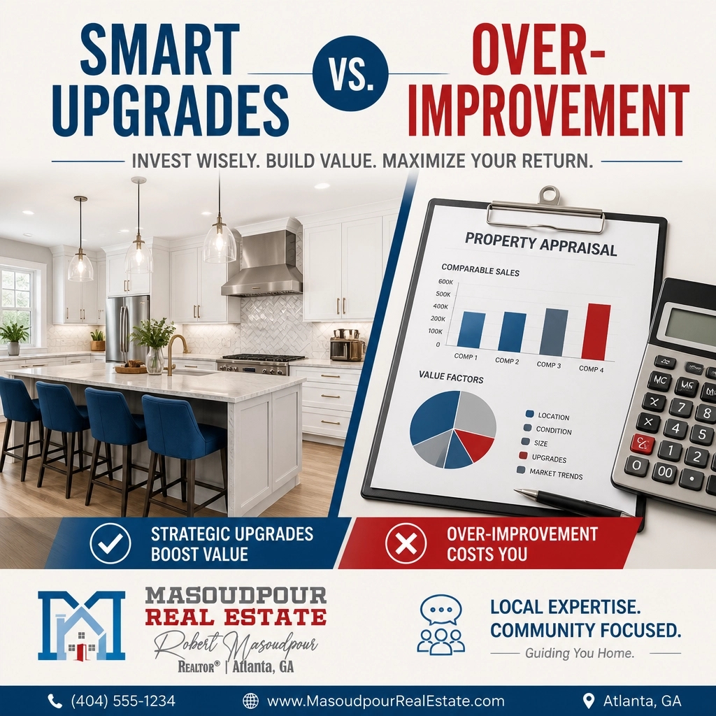 srobertm's tweet photo. Thinking of a remodel? Don’t fall into the ‘over-improvement’ trap! As an Associate Broker & Certified Appraiser, I help Cobb County sellers choose upgrades that add value, not just cost. Let’s protect your ROI. 🏠✨
#CobbCounty #RealEstate #Path2Sold #Value https://t.co/K9KdUGHYgq