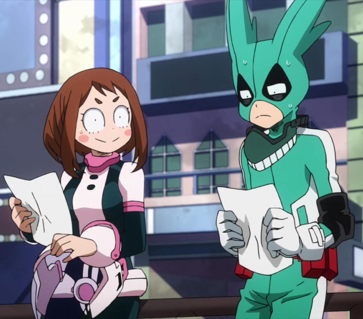 neonzi11's tweet photo. Deku's expressions in this chapter are so cute and funny😭🌸🥦 https://t.co/by4xA0sFkf