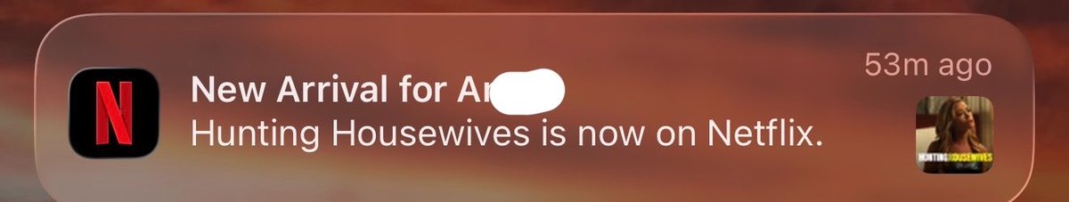 Its_anna17's tweet photo. Netflix played me I thought it said Hunting Wives. https://t.co/4jDYdXi2yb