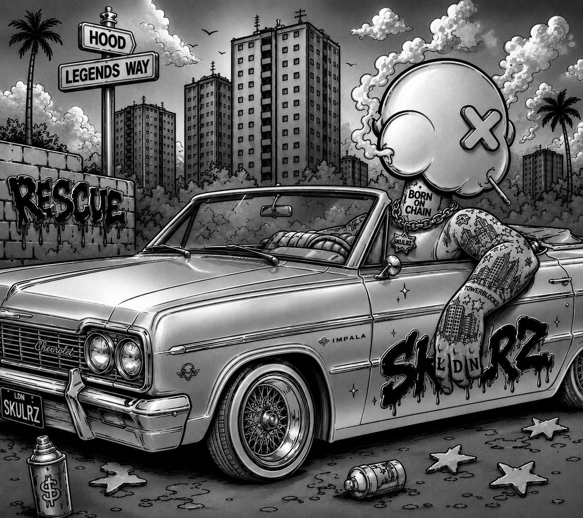 keddingis's tweet photo. My work for my entry  hope you love it @skulrzworld #SkulRz https://t.co/gMFYjYaa7I