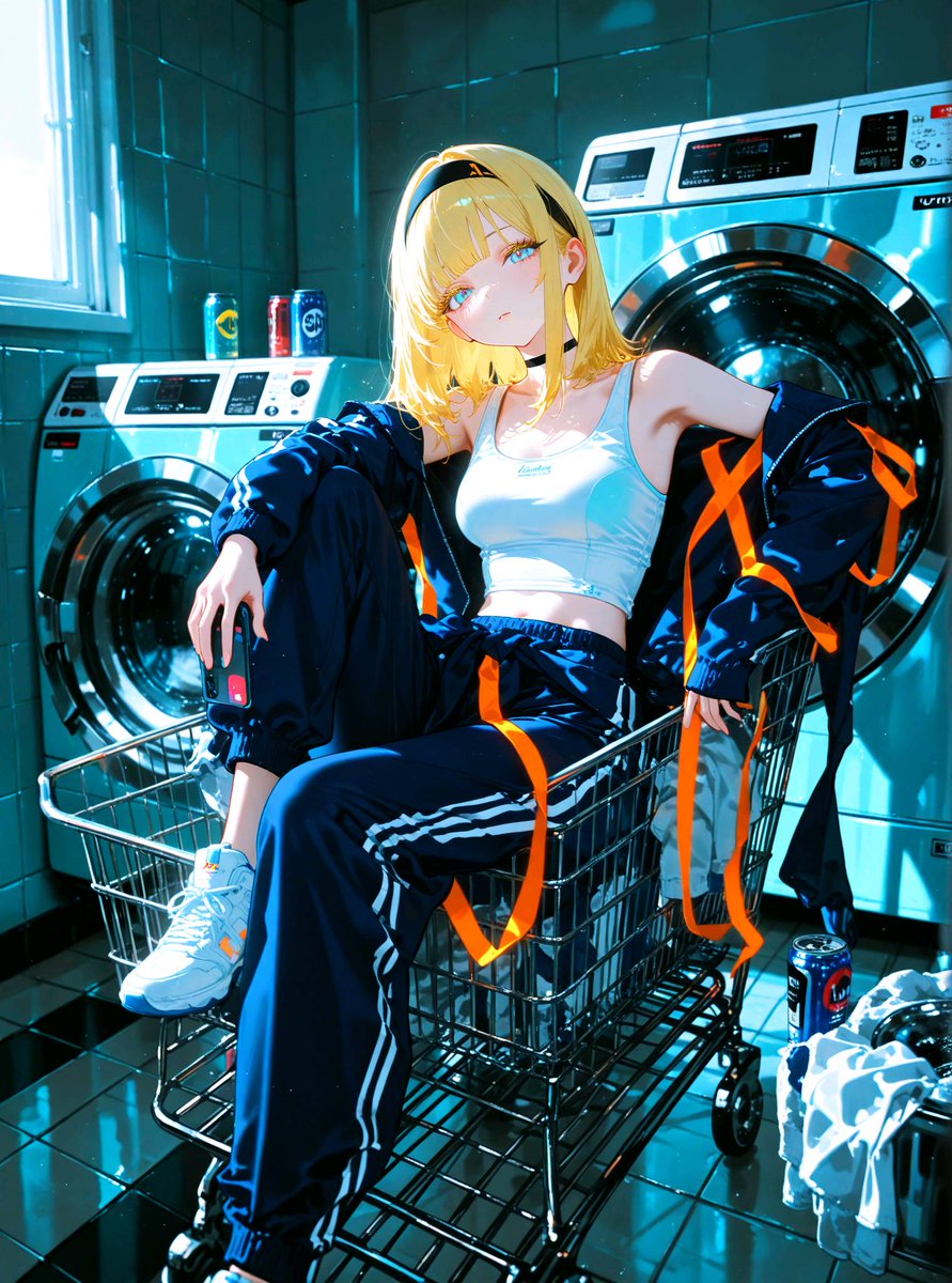 T25215579's tweet photo. ランドリーで考え事をすると良いアイディアが浮かんだりリラックスします。
キャラ名:【No.27】スピロスパイラル浅沼
キャラID：d2cb5f9b
⬇アプリでチェック!
https://t.co/NrnKFXfJnt
#オリキャラ
#オリキャラバトル 
#AIイラスト︎
#PixAI https://t.co/ueuTTh1XcW