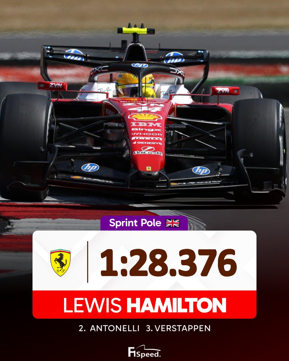 f1speed_indo's tweet photo. 🚨 TERKINI - LEWIS HAMILTON POLE SPRINT GP INGGRIS!

INI DIAAAAAAAAAA~ https://t.co/XbRDBFU6jh