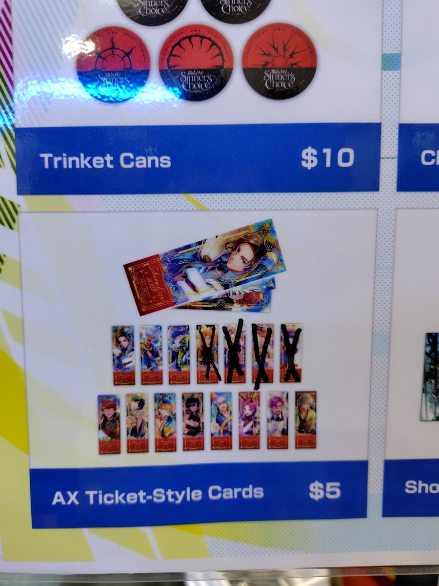 ObeyMeOfficial1's tweet photo. 🛍️✨ AX2026 Merch Info ✨

Thank you so much to everyone who stopped by our booth yesterday!

We were thrilled to see so many of you! 
Due to the amazing reception, some items have already completed sold out!
Please check below for the full sold out list!

AX Ticket-Style Cards
Satan -Sold out
Asmodeus -Sold out
Beelzebub - Sold out
Belphegor - Sold out

We also have many items that are running low in stock, so if there’s something you’d like, be sure to grab it before it’s gone! 🏃‍♀️💨

If you're unable to pick up anything this weekend, most (with a few exceptions) will be available online at a later date.

Thank you for your support, and we hope you enjoy the rest of AX2026! 💜