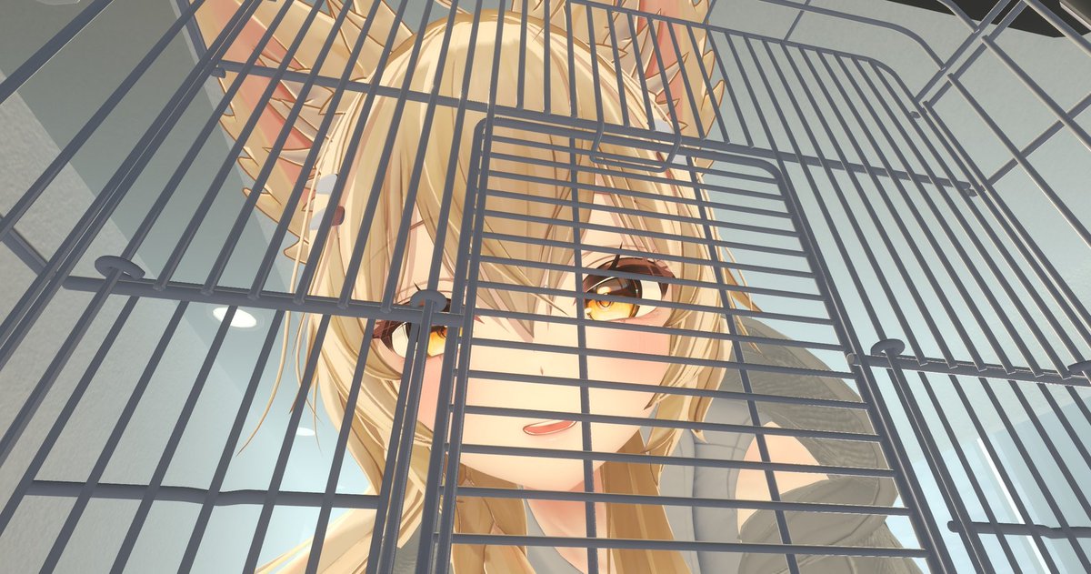 live119443's tweet photo. 演出：@gloryfbk 
この出来事は、他人の家に勝手にやってくるなということを教えてくれている。さもないと、檻に入れられるかもしれないし…… https://t.co/WKyDvsM71r