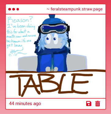 Feralsteampunk's tweet photo. WHO ARE YOU? https://t.co/uL7UEB4sKZ