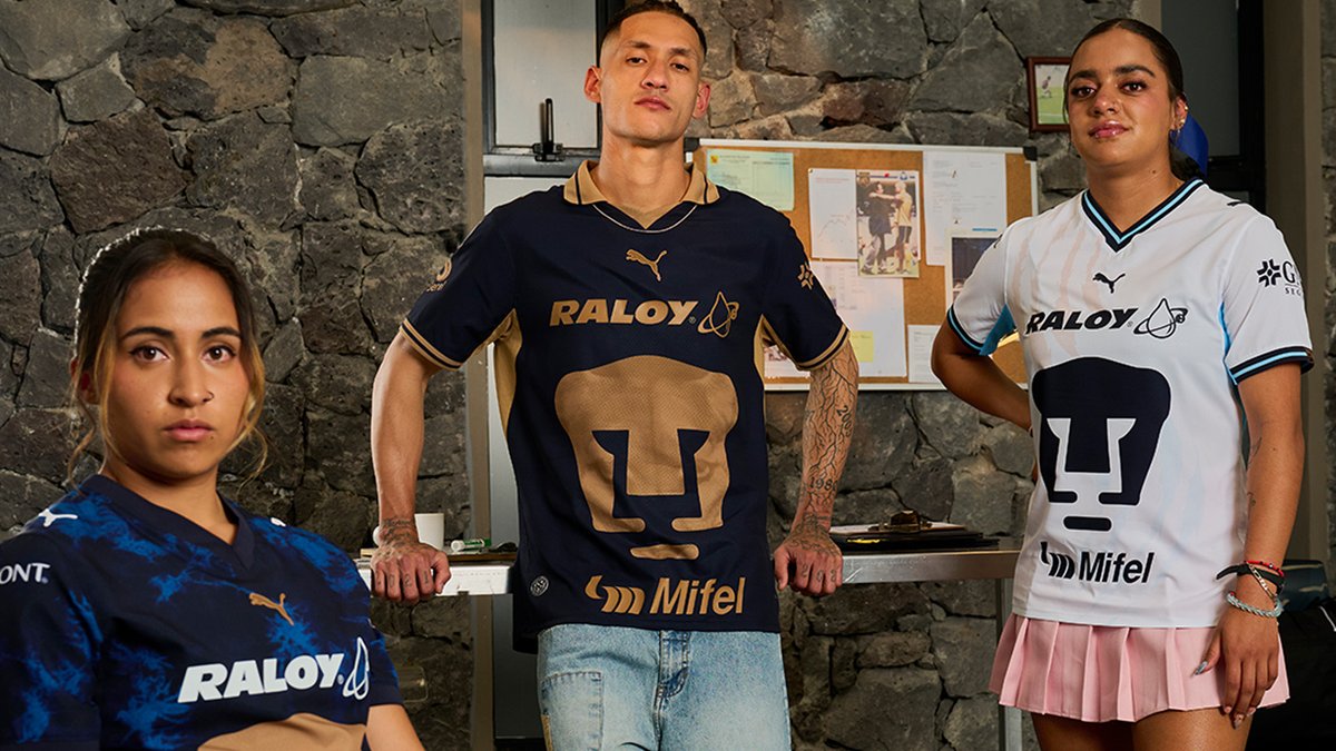 PUMAmexico's tweet photo. Ya disponible: el nuevo jersey de PUMA con Pumas te espera en tienda y en https://t.co/iqpeuCRb6m. 🐾
#PumasXPUMA  #SiemprePuma https://t.co/IPrDzPEj0y