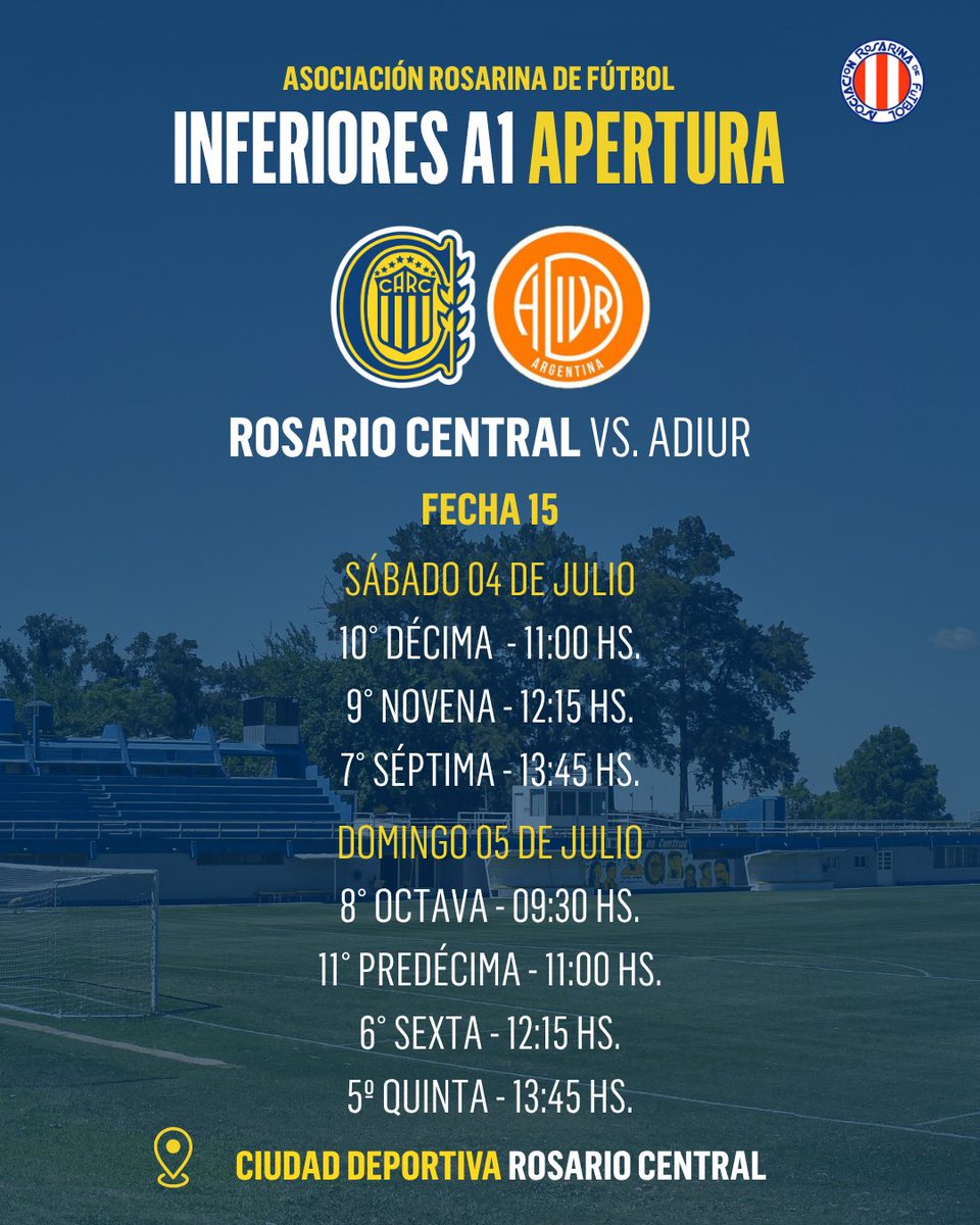 CARCJuveniles's tweet photo. Lo que se juega el finde ⚽️🇺🇦 https://t.co/I7R85niDhK