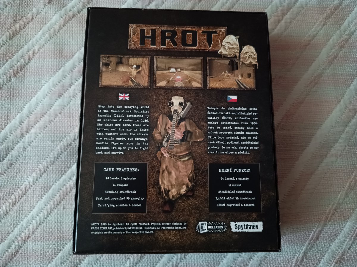 BoomShootBoxes's tweet photo. Hrot (2023), Spytihněv/NewBigBox-Releases
📦 Big Box Global en Inglés y Checo 🌎🇬🇧🇨🇿
💿 CD para Windows XP

El plan para hoy era una big box retro, pero dadas las recientes noticias, hay que dar visibilidad a iniciativas como @newbigbox https://t.co/Rd1lnQyACW