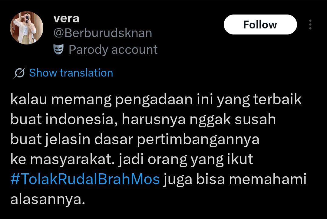 MightyWar3's tweet photo. Ini tiba-tiba rame buzzer sampe demo tolak rudal Brahmos dengan embel-embel narasi "Pemborosan APBN". Kalau bikin agenda kaya gini organik lah, ini ketahuan banget polanya sama. Pake ada demo, emang mereka ngerti rudal BrahMos?

Heh, kalau mau kritik itu noh J-10 &amp; J-17. https://t.co/OaX6rQvRky