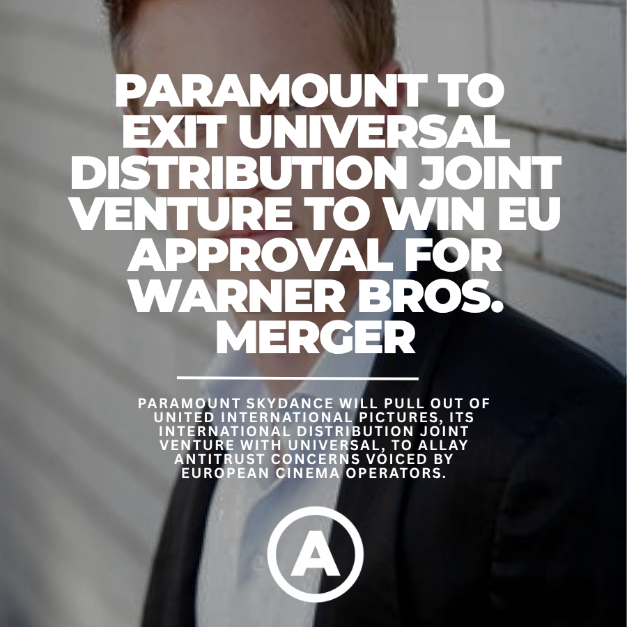 indie_activity's tweet photo. .@ParamountPics @Skydance will pull out of United International Pictures, its international distribution joint venture with Universal, to allay antitrust concerns voiced by European cinema operators #indie #film #indieactivity https://t.co/6qiUK5yel1