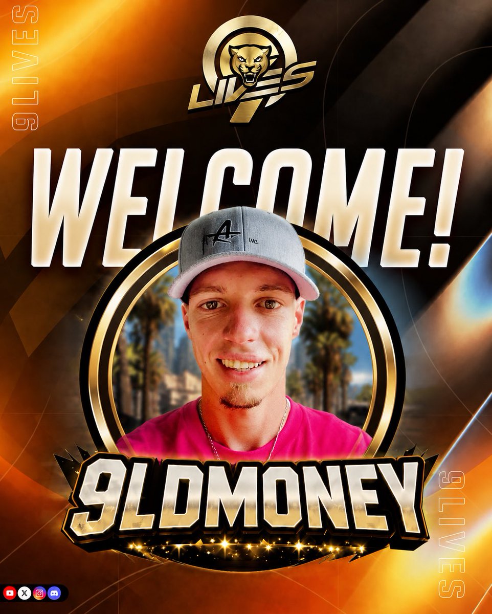 Game9lives's tweet photo. Please welcome our newest addition to the 9L Crew. DMoney. He’ll be part of the 9LCRG Squad and under the BF6 Team Brutal Squad. 

#9LGGCLAN #Newestmember #gamingorg https://t.co/0eaEGFEBL8