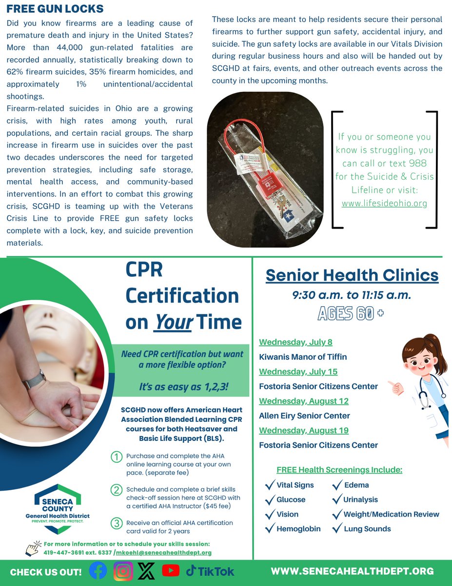 SenecaCoHealth's tweet photo. Want the latest news &amp; updates from SCGHD? Check out our monthly newsletter! 👀

👉https://t.co/cEPuTsySH7 https://t.co/I44K0GwcNE
