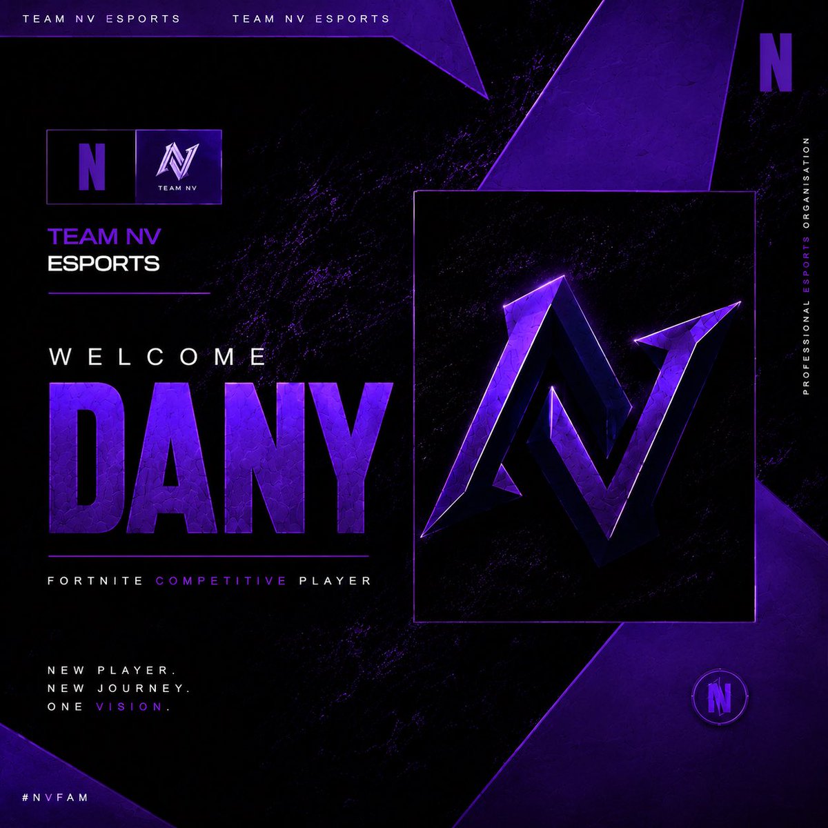TeamNv2026's tweet photo. ❗❗#Announcement❗❗
Welcome to the family @danyslov 
#5th ranked Fortnite player in Lithuania
18,036 PR
100€ Officially earned  
This marks a new chapter for our organisation 
#FortniteCompetitive #Fortnite #Esports https://t.co/zX6CK4MqI1