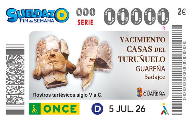 CTarteso's tweet photo. Este domingo es el sorteo del cupón de @ONCE_oficial con los Rostros del Turuñuelo 🎭
¿Ya tienes el tuyo? 🤭 https://t.co/X44z3oHYwq
